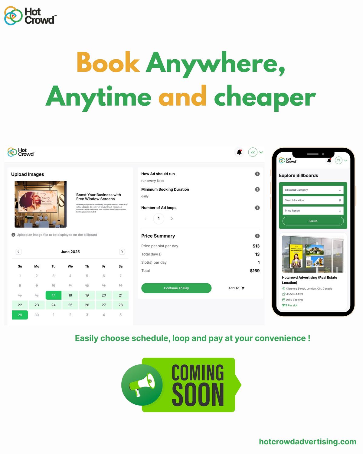Billboard + Booking System: Your Billboard Your Rules