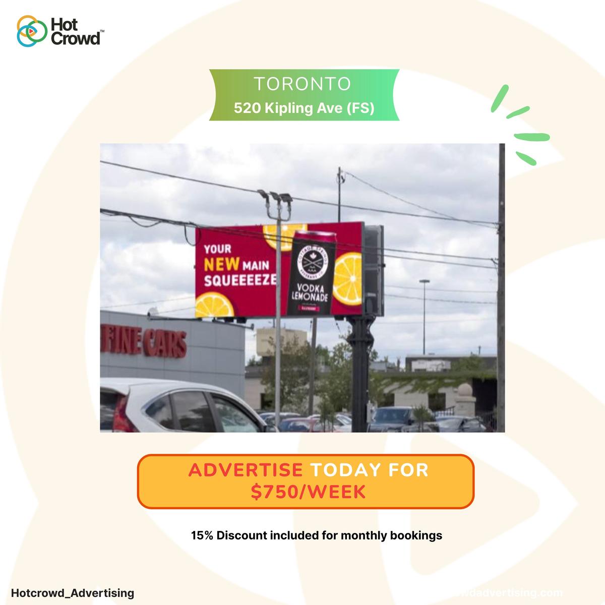 Toronto Available Billboard