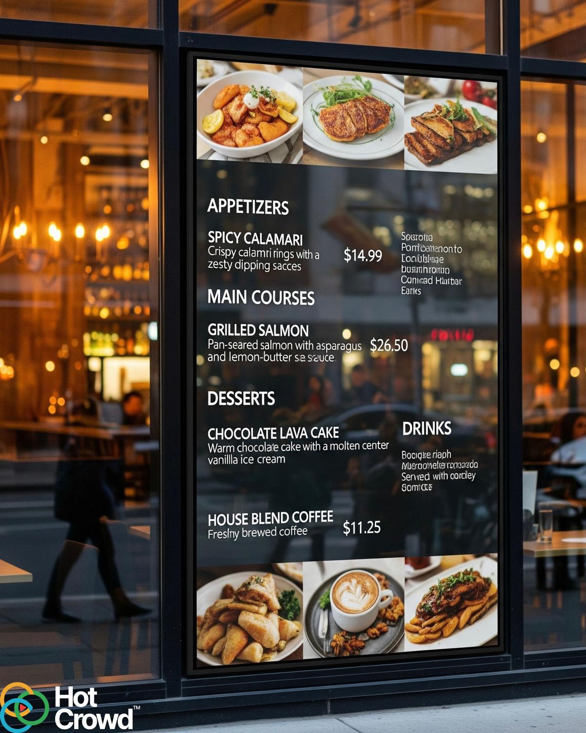 The Effectiveness of Hosting Window Screens in High-Traffic Locations for Restaurants and Bars