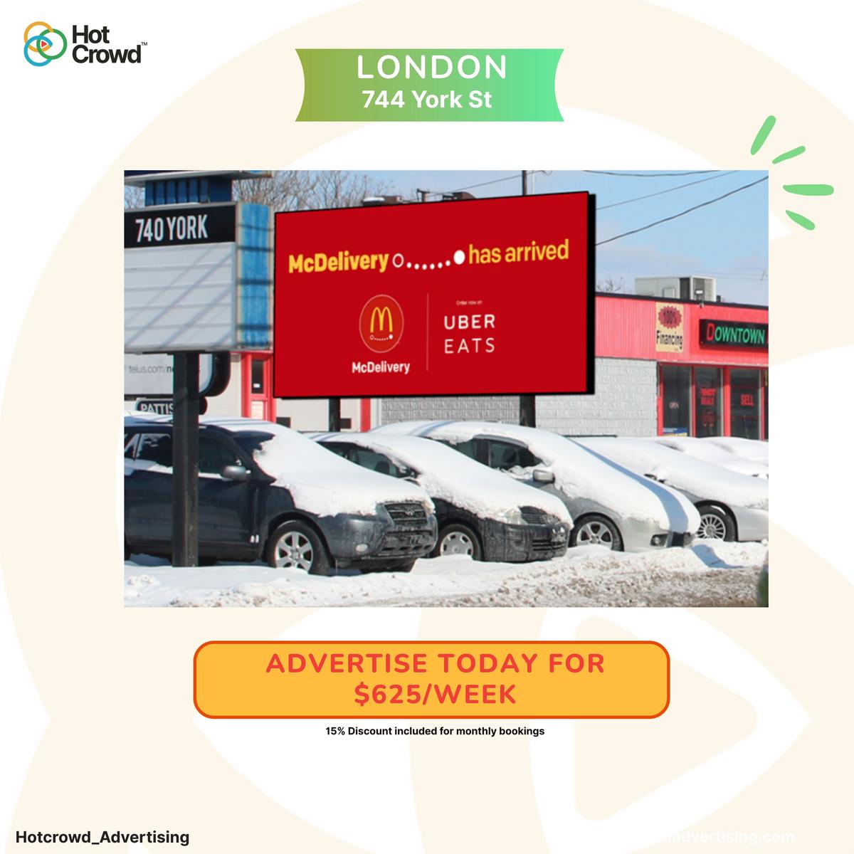 London Available Digital Billboard